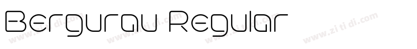 Bergurau Regular字体转换 Bergurau Regular字体转换